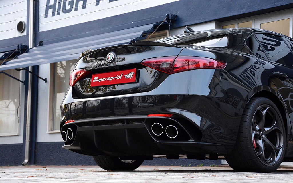 "STREET" CAT-BACK EXHAUST SYSTEM (ALFA ROMEO GIULIA 2.9L QV)