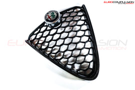 GENUINE ALFA ROMEO CARBON FIBER CENTER GRILL (ALFA ROMEO GIULIA 2.0 Ti) - EUROCOMPULSION