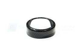 CARBON FIBER ALFA ROMEO FRONT EMBLEM COVER (ALFA ROMEO GIULIA 2.0L & GIULIA 2.9L QV)