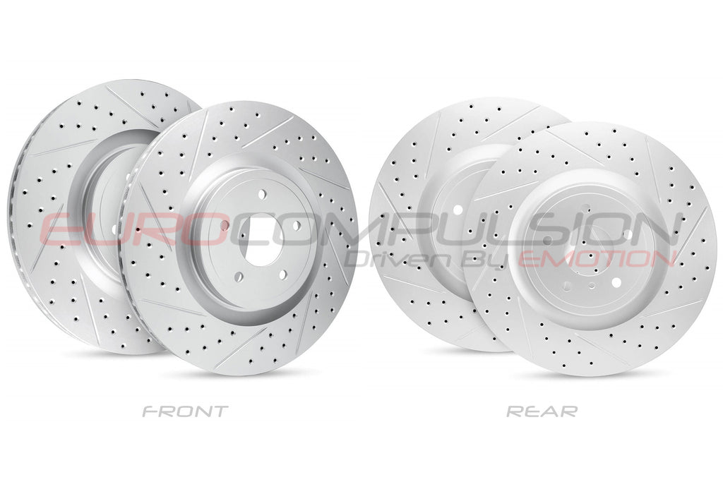 R1 CONCEPTS CARBON GEOMET XDRILLED/SLOTTED ROTOR SETS - EUROCOMPULSION