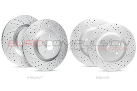 CARBON GEOMET X-DRILLED & SLOTTED BRAKE ROTOR SETS (ALFA ROMEO GIULIA/STELVIO 2.0L)